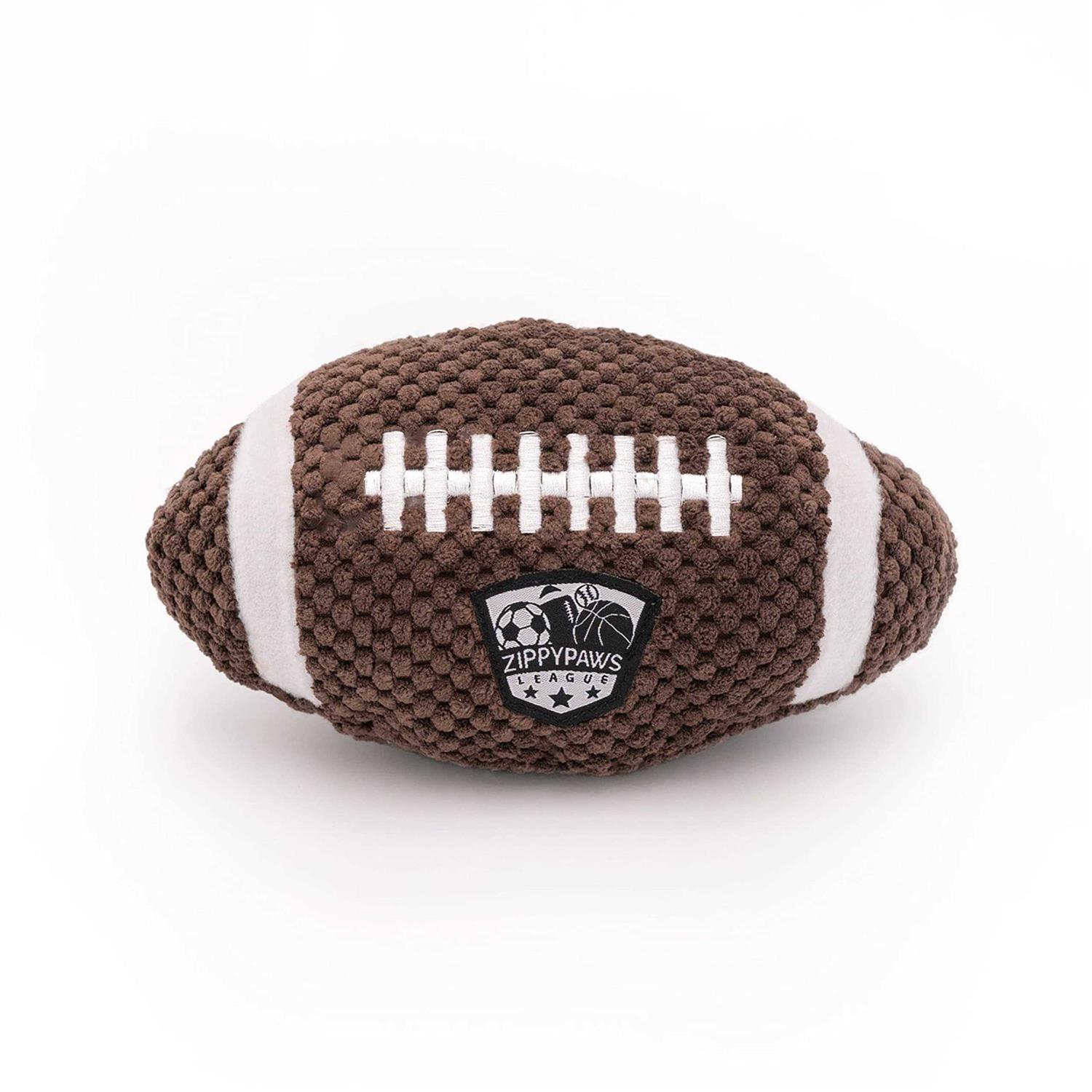ZippyPaws SportsBallz Football Dog Toy - Healthber
