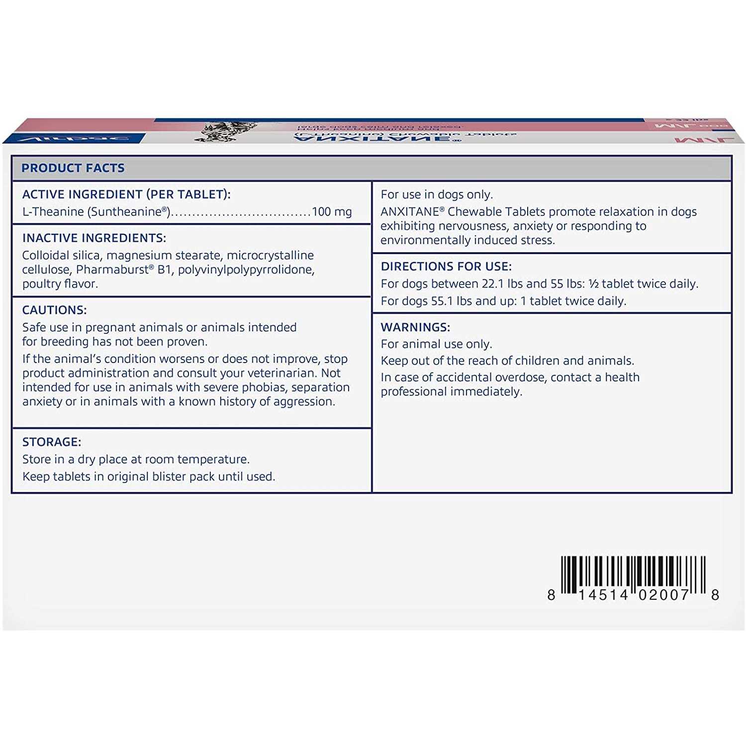 Anxitane M & L - Healthber