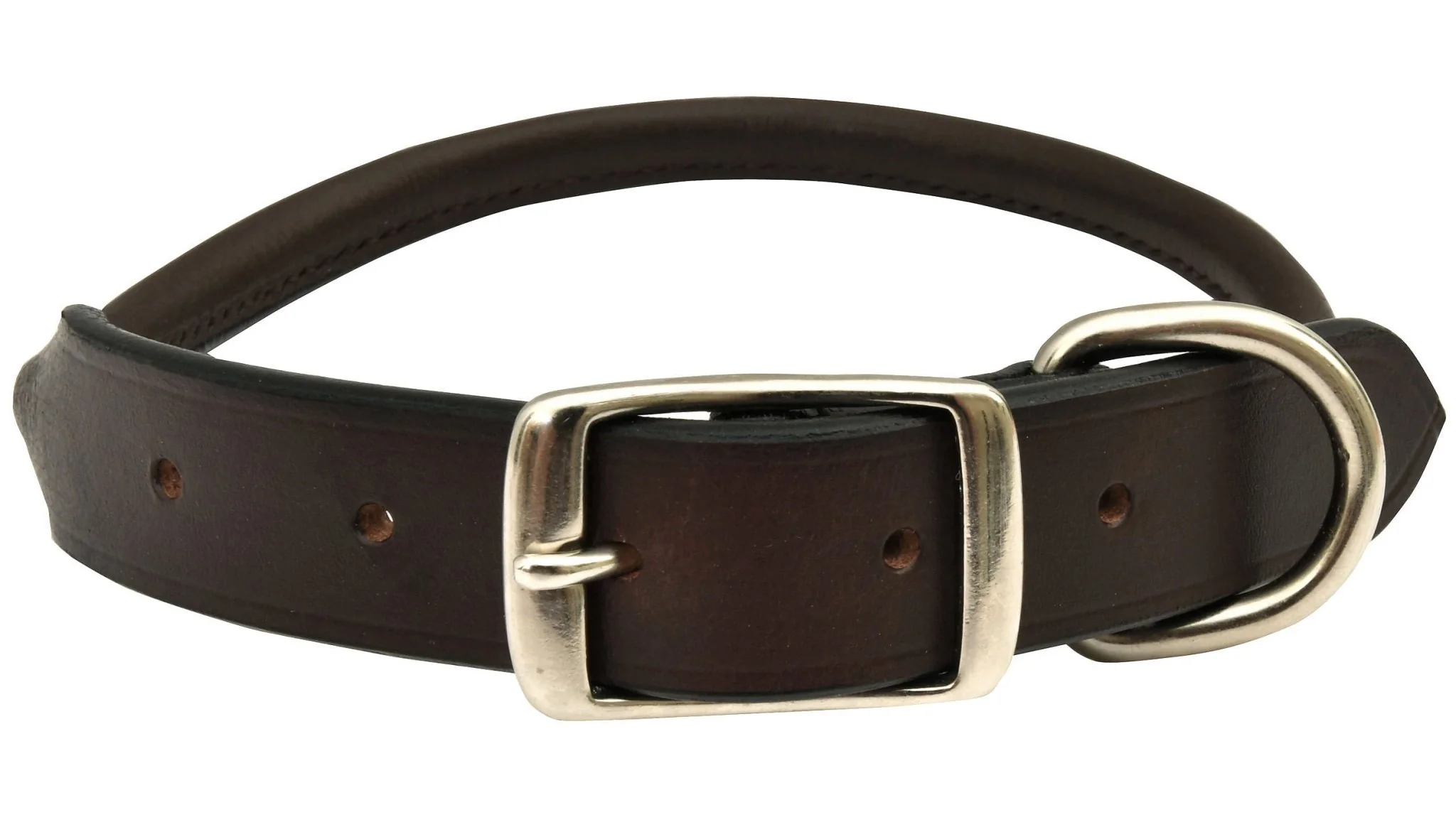 Premium Rolled Leather Collar - Healthber