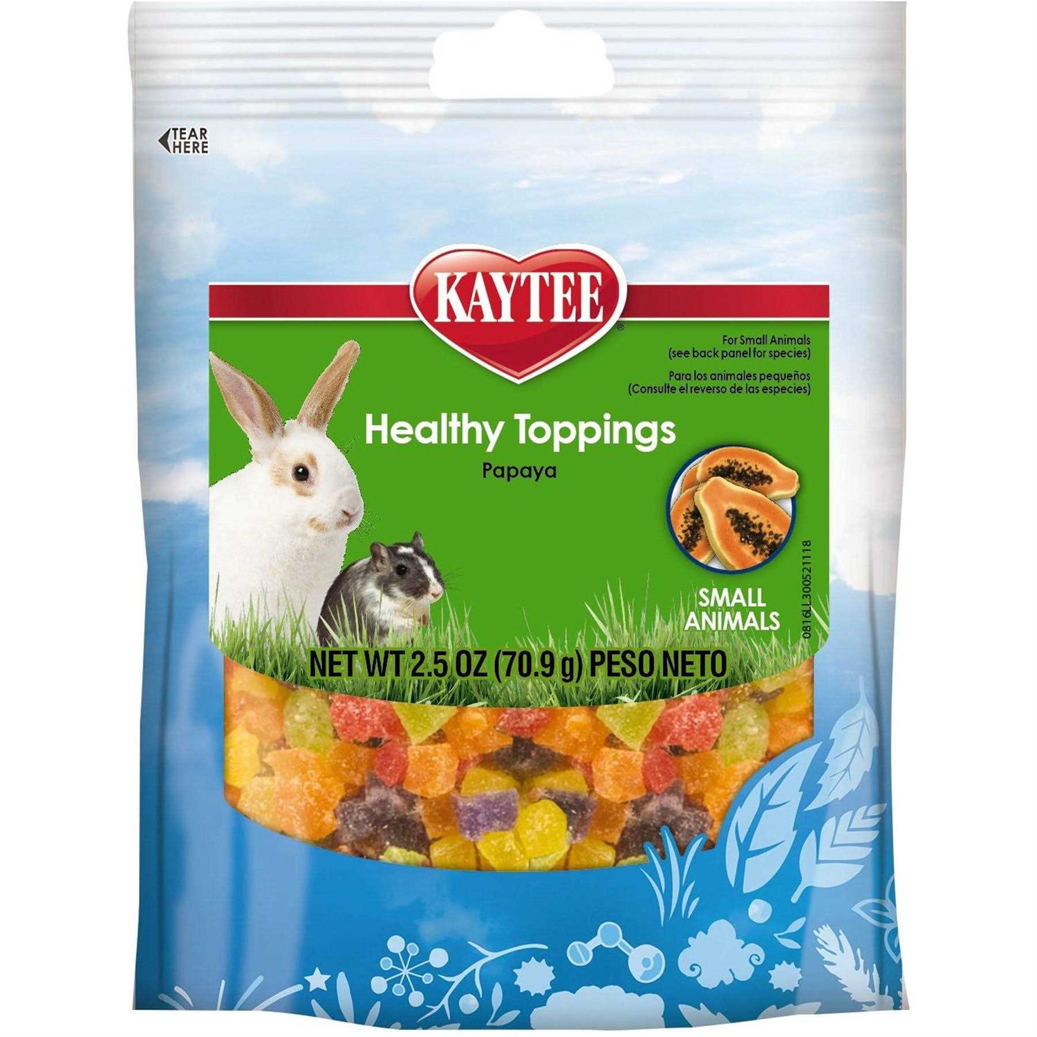 Kaytee Fiesta Healthy Toppings Papaya Small Animals - Healthber