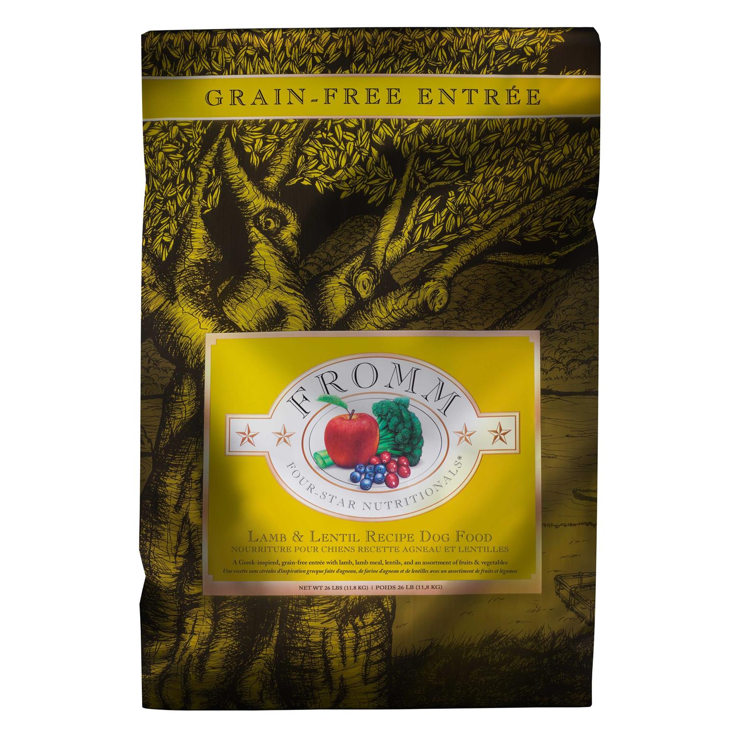 Fromm Four Star Lamb & Lentil Dog Food - Healthber