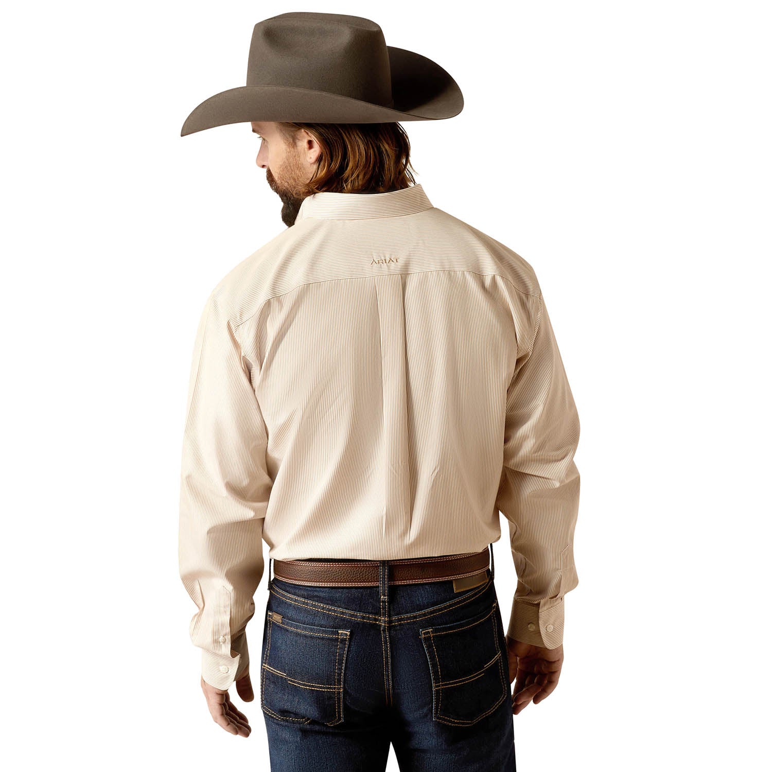 Ariat Men's Wrinkle Free Graysen Longsleeve Shirt - Healthber