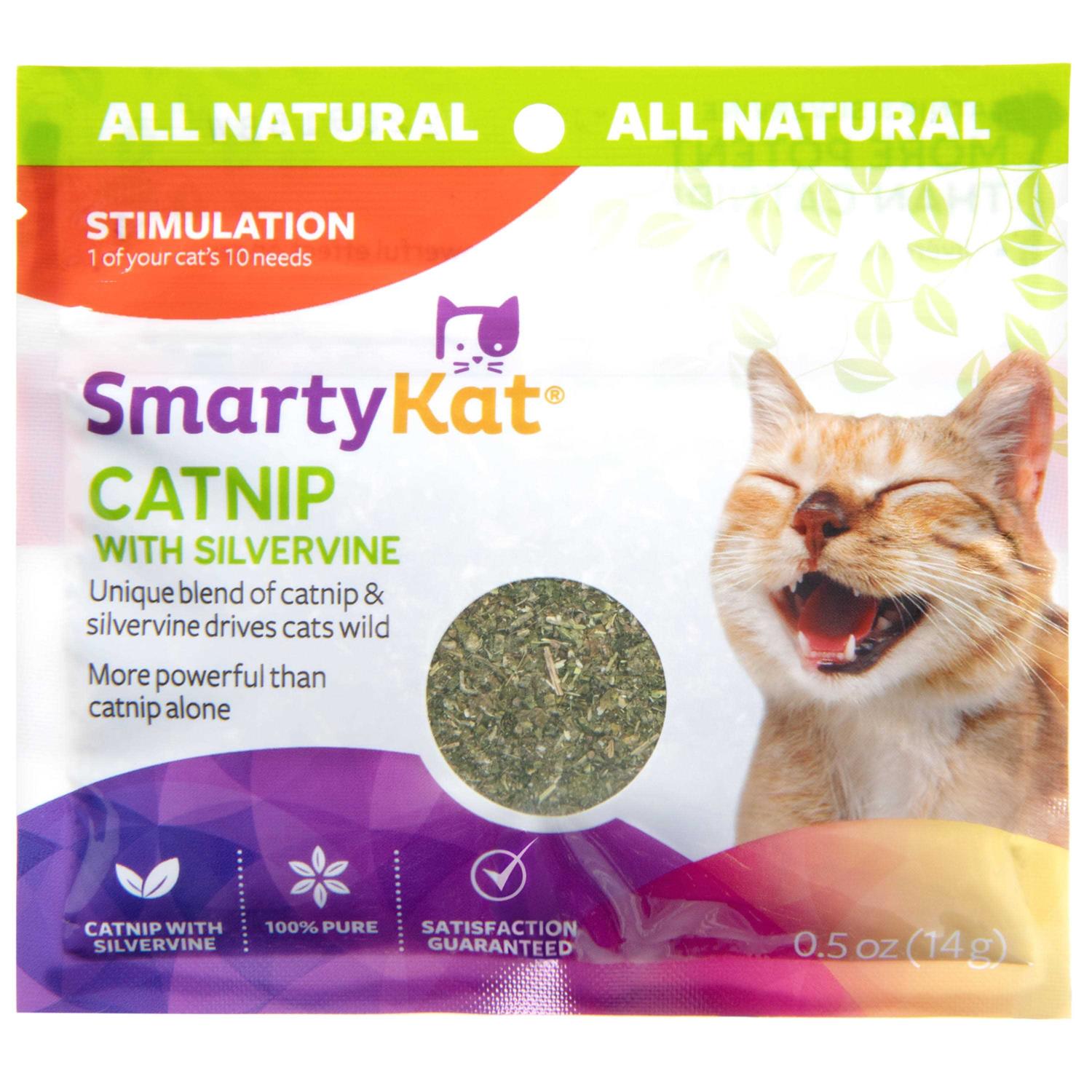 SmartyKat Catnip with Silvervine - Healthber