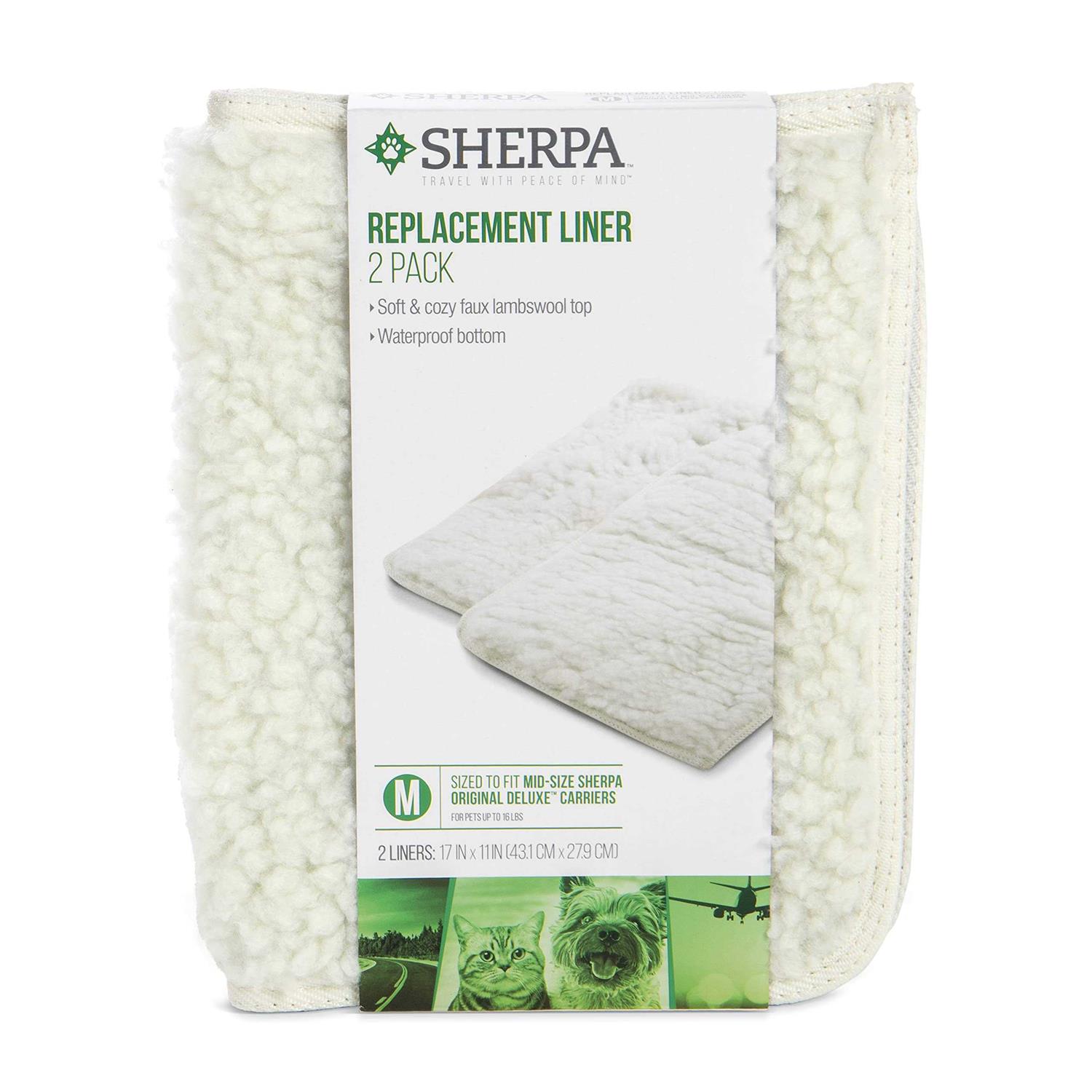 Sherpa Replacement Liners for Travel Pet Carriers - Healthber