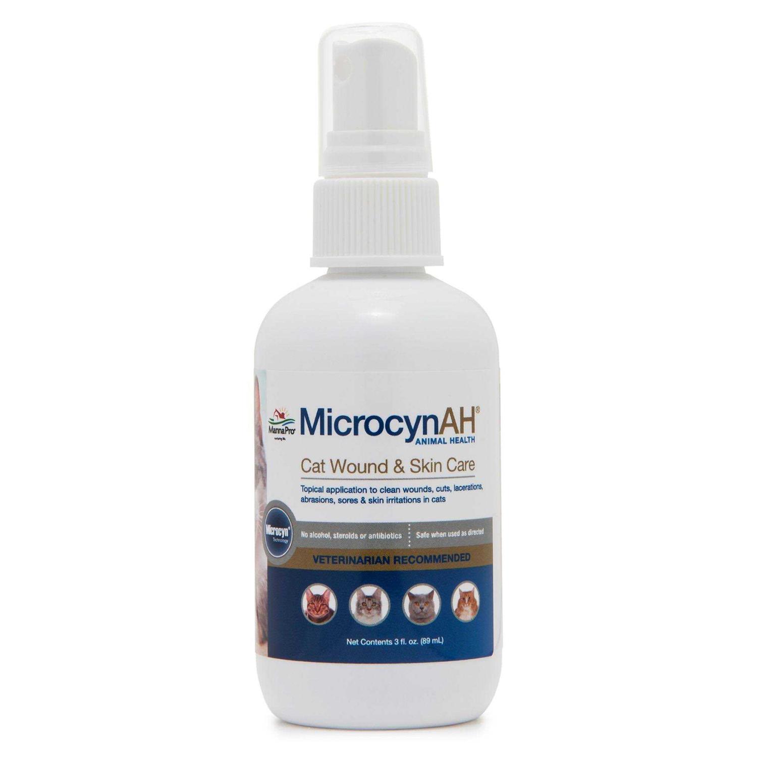 MicrocynAH Cat Wound & Skin Care - Healthber