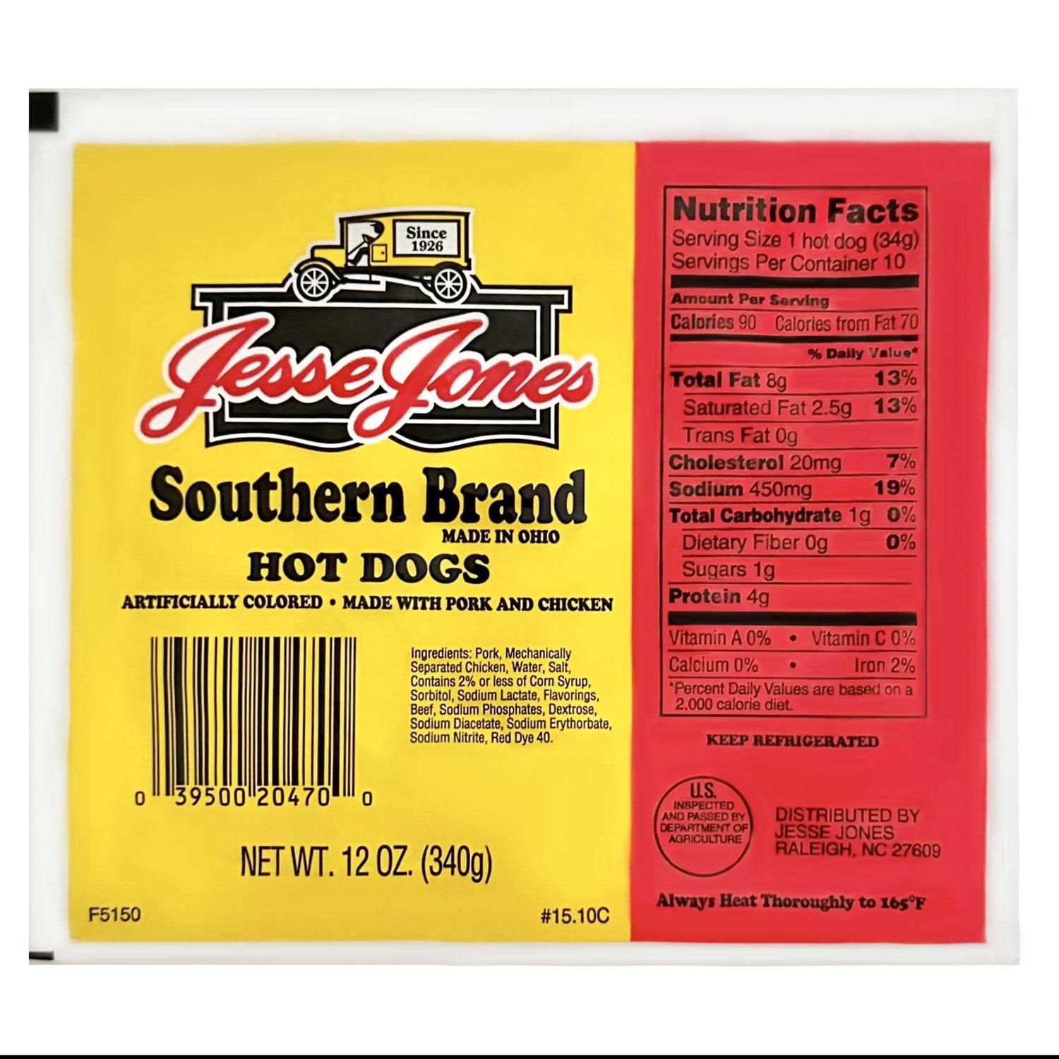 Jesse Jones Southern Style Hot Dogs - Healthber