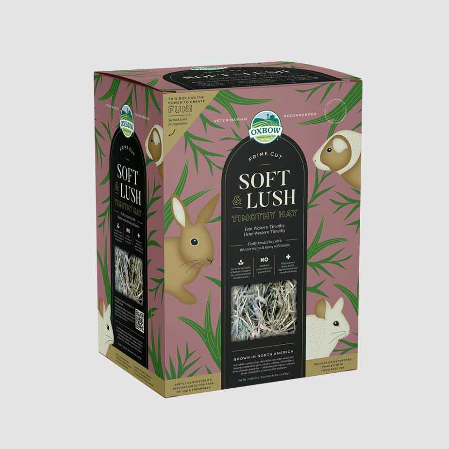 Oxbow Prime Cut Soft & Lush Timothy Hay Small Pet Food - Healthber