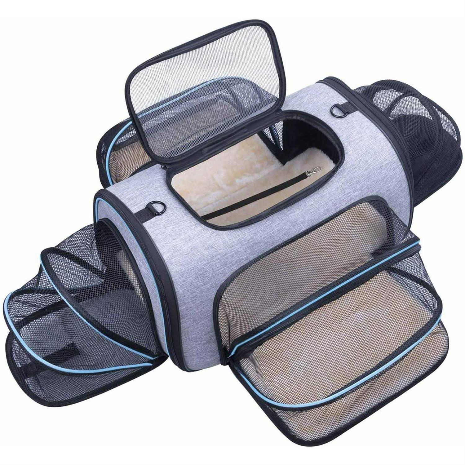 Siivton Airline Approved Expandable Soft-Sided Foldable Pet Carrier - Healthber
