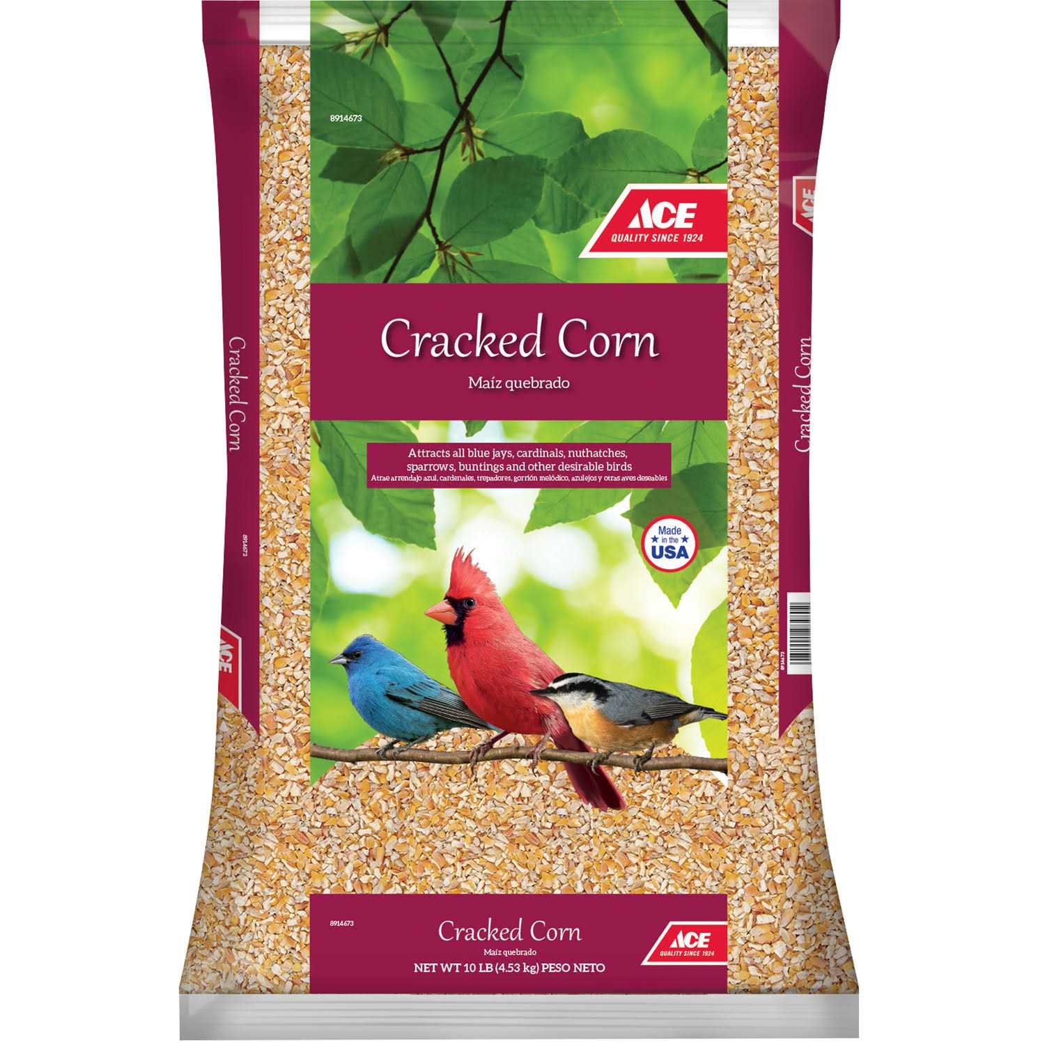 Ace Songbird Corn Cracked Corn - Healthber