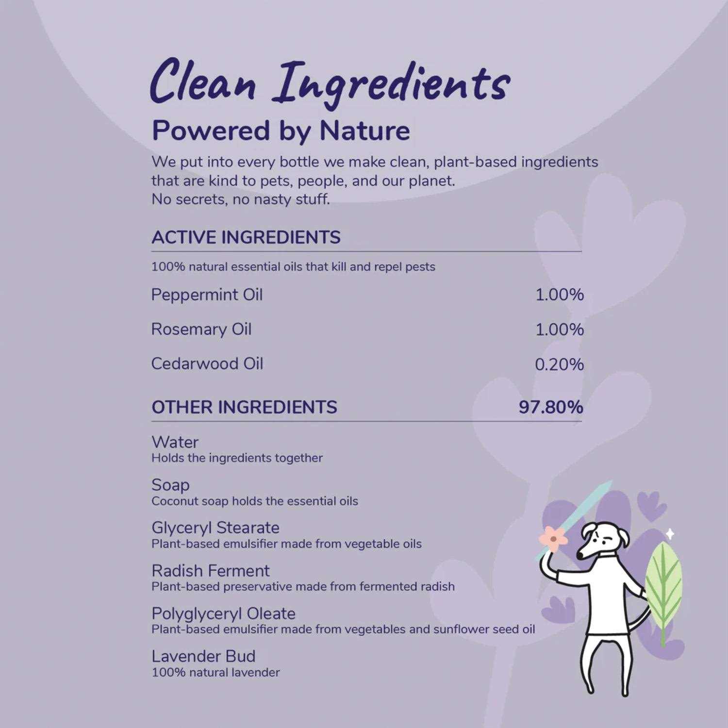 kin+kind Lavender Flea & Tick Spray - Healthber