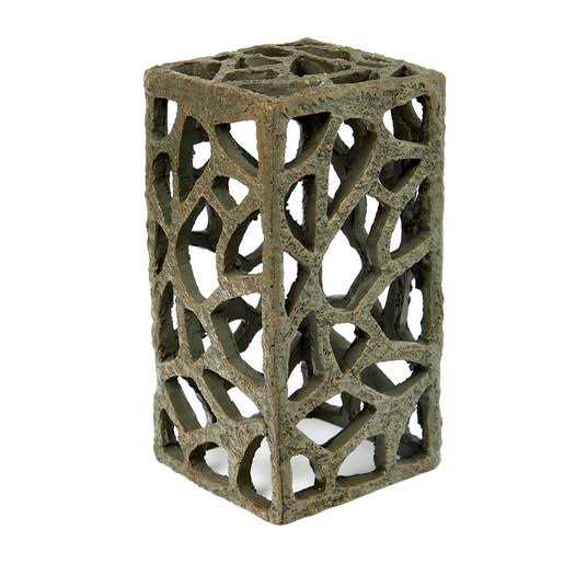 Imagitarium Resin Rustic Tower Aquatic Decor - Healthber