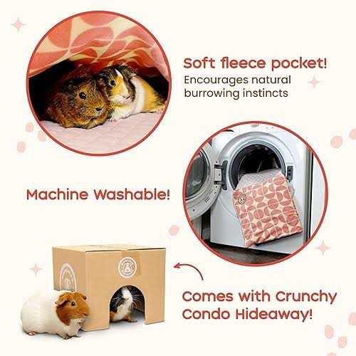 GuineaDad Premium Liner Ultra-Plush Guinea Pig Fleece Liner - Healthber