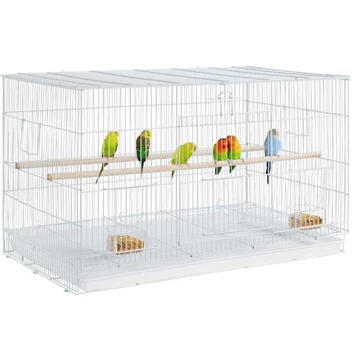 Topeakmart 18 Flight Cage with Slide-Out Tray for Birds - Healthber