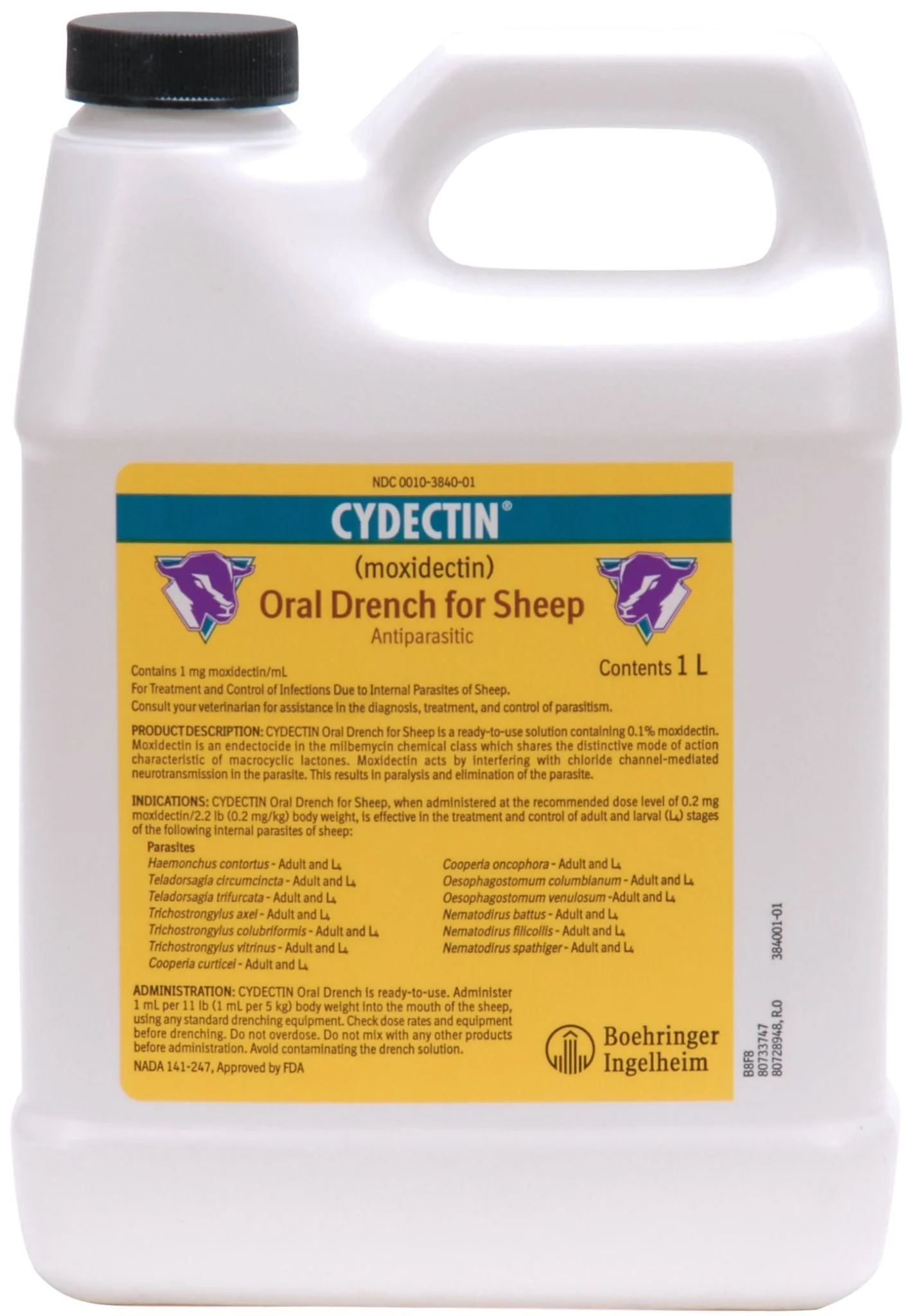 Cydectin Oral Sheep Drench Wormer - Healthber