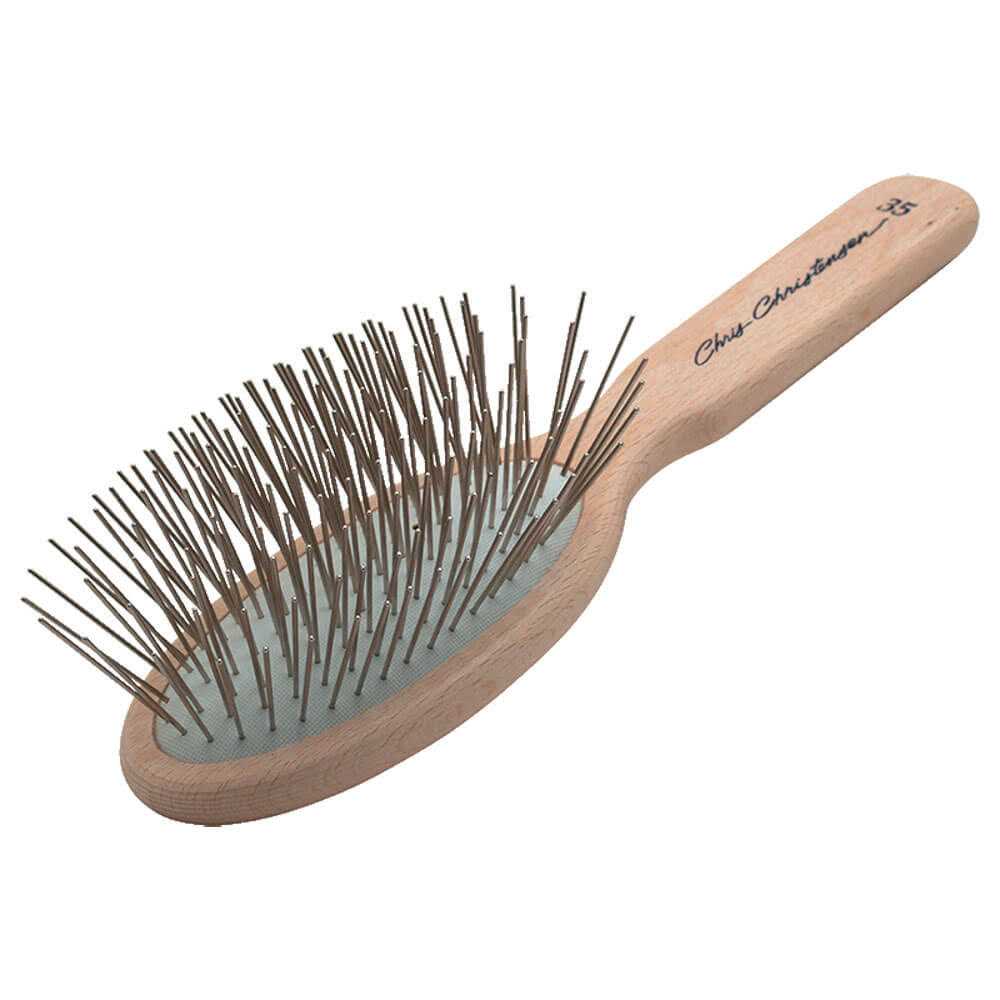 Chris Christensen Oval Pin Dog Brush, Original Series - Healthber