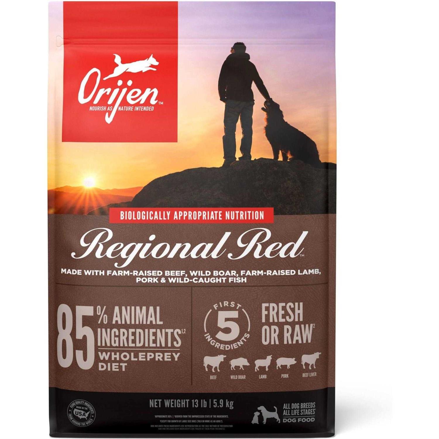 Orijen Regional Red Dry Dog Food - Healthber