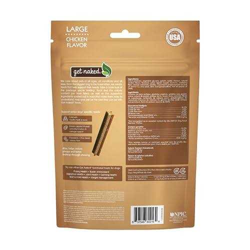 Get Naked Senior Health Dental Sticks Chicken Flavor Grain-Free Dog Treats - Healthber