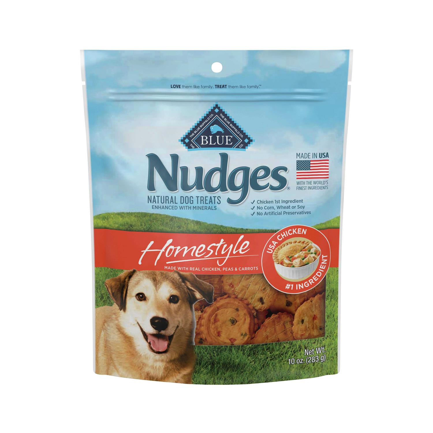Blue Buffalo Nudges Homestyle Chicken Natural Dog Treats - Healthber