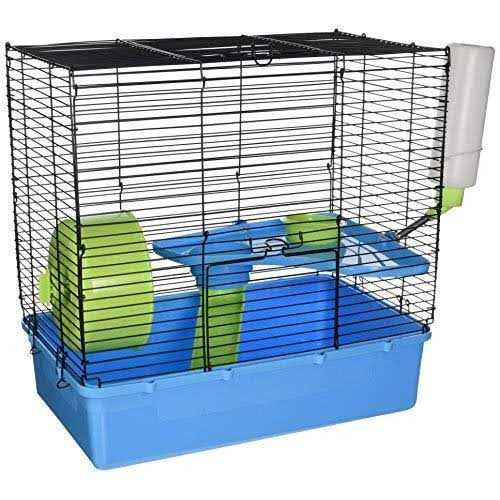 Ware Home Sweet Home Blue 2 Story Hamster Cage - Healthber