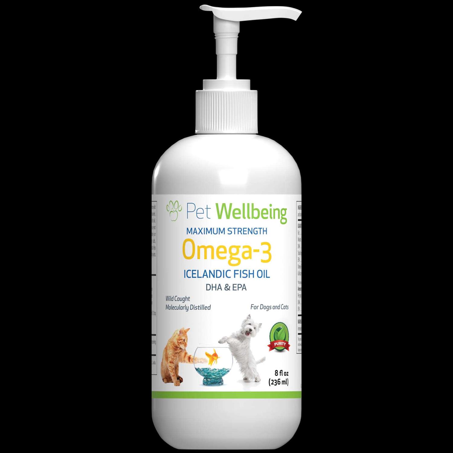 Pet Wellbeing Omega-3 Skin and Itch Support for Cats and Dogs - Healthber