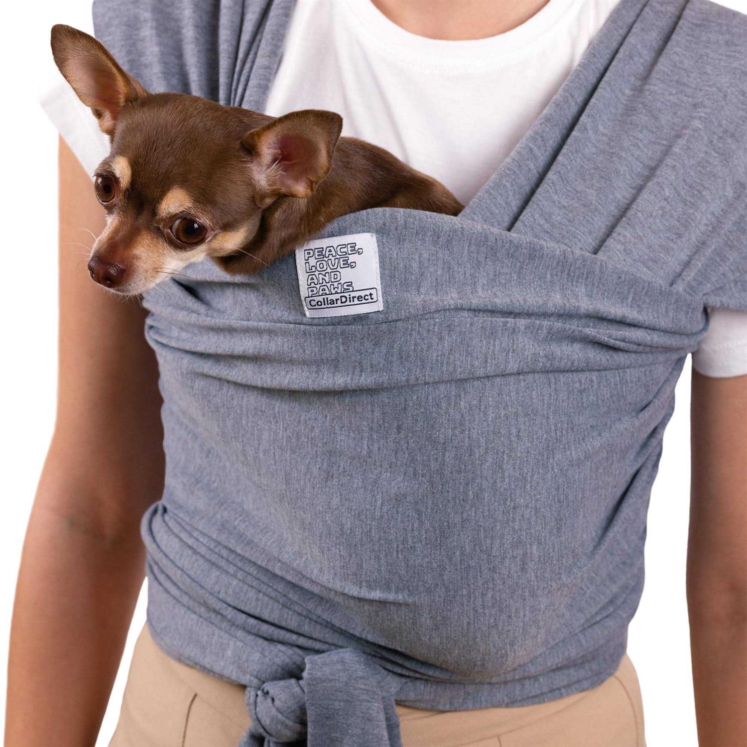 CollarDirect Dog Sling Carrier for Small Dogs Anti-Anxiety Cat Sling - Healthber