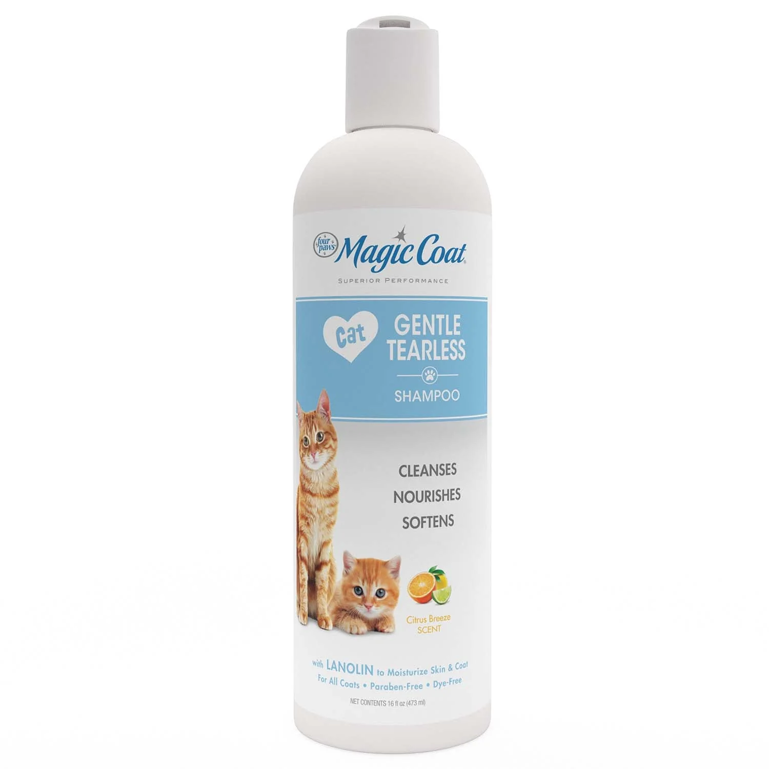 Magic Coat Tearless Kitten & Cat Shampoo, 16 oz - Healthber