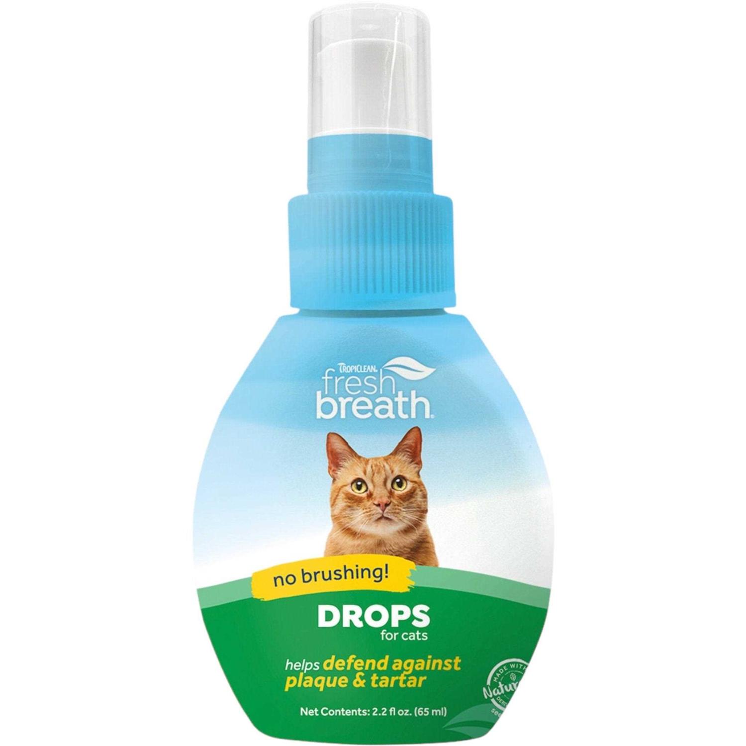 Tropiclean Fresh Breath Drops for Cats - Healthber