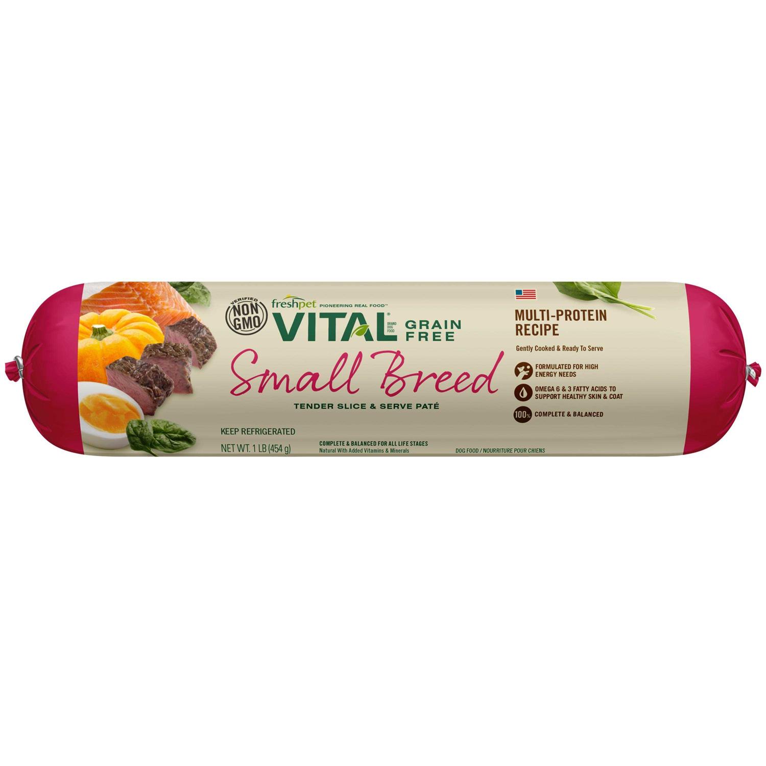Freshpet Vital Grain-Free Dog Food Recipe Small Breed - Healthber