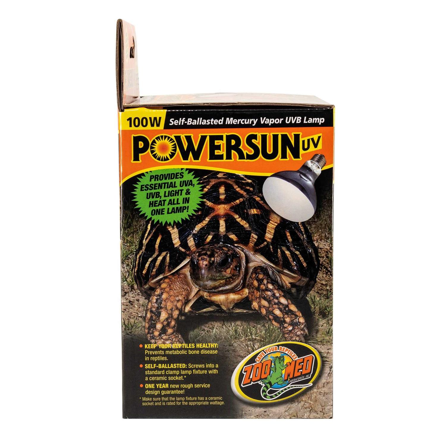 Zoo Med PowerSun UV Self-Ballasted Mercury Vapor UVB Lamp - Healthber