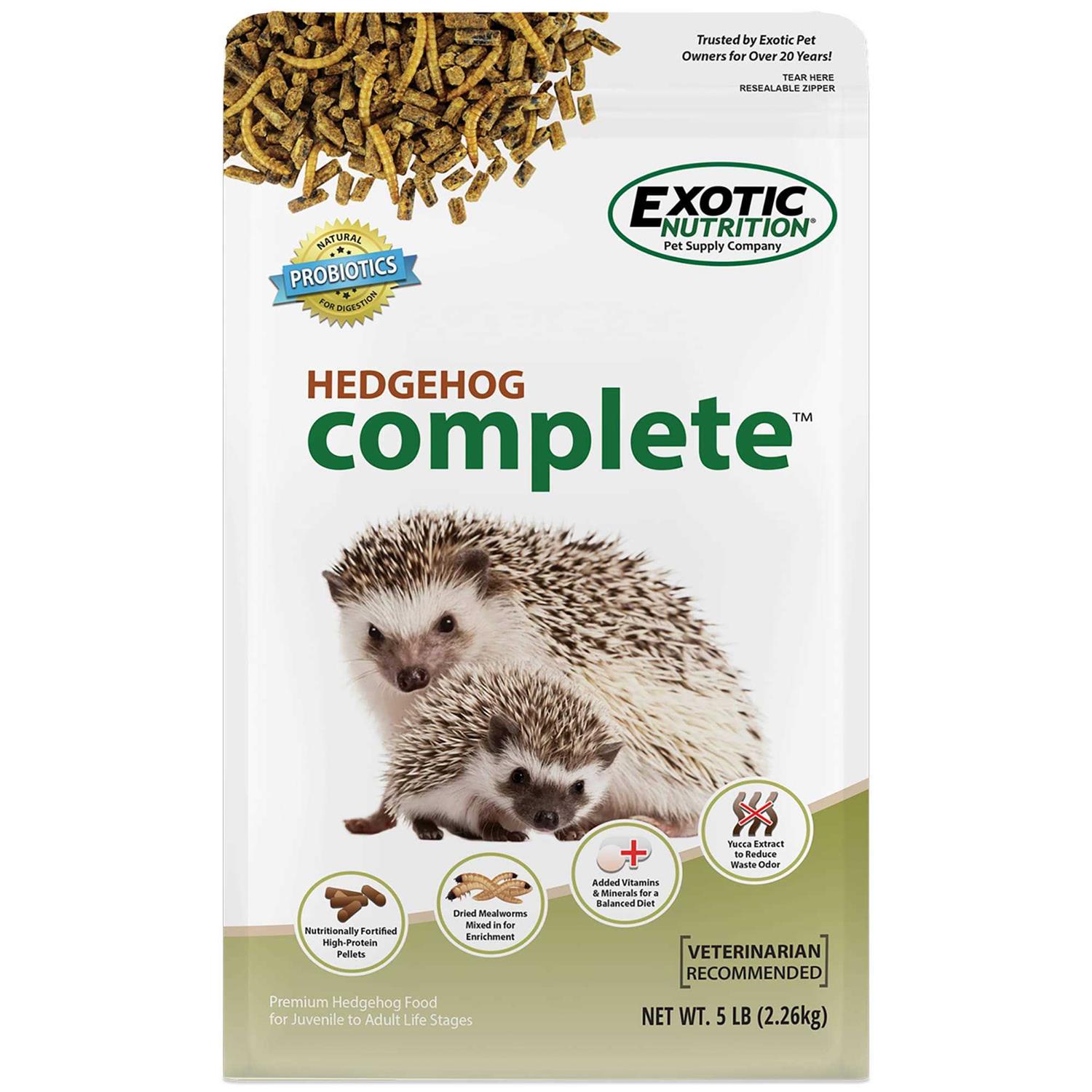 Exotic Nutrition Complete Hedgehog Food - Healthber