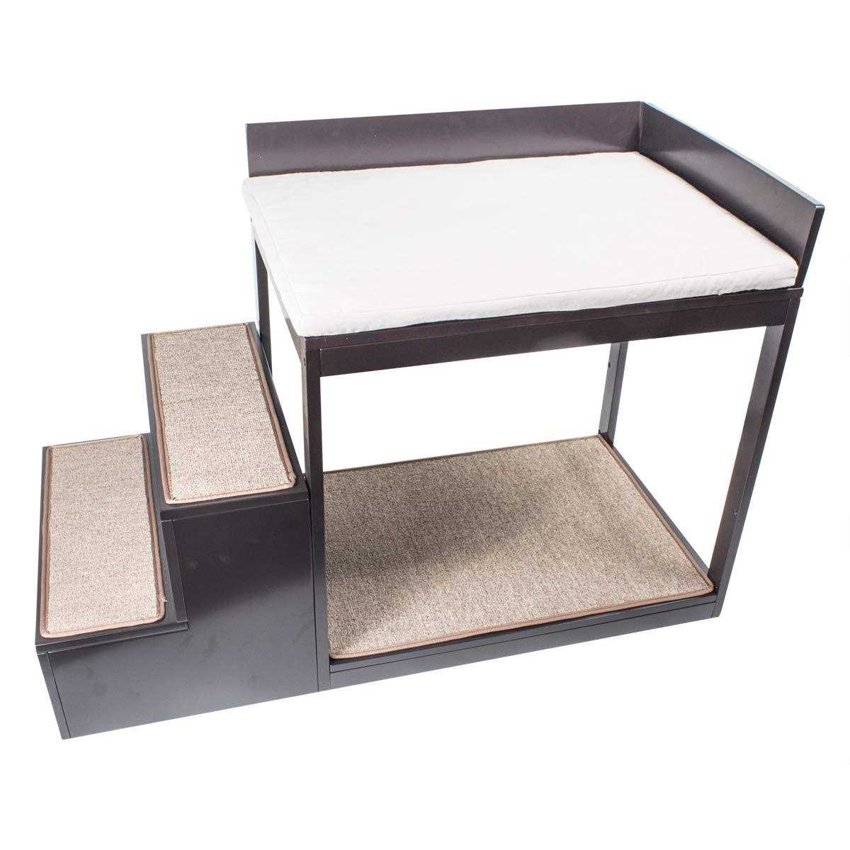 Penn-Plax DOGF60 Buddy Bunk Multi-Level Bed & Step System for Dogs Cats - Healthber