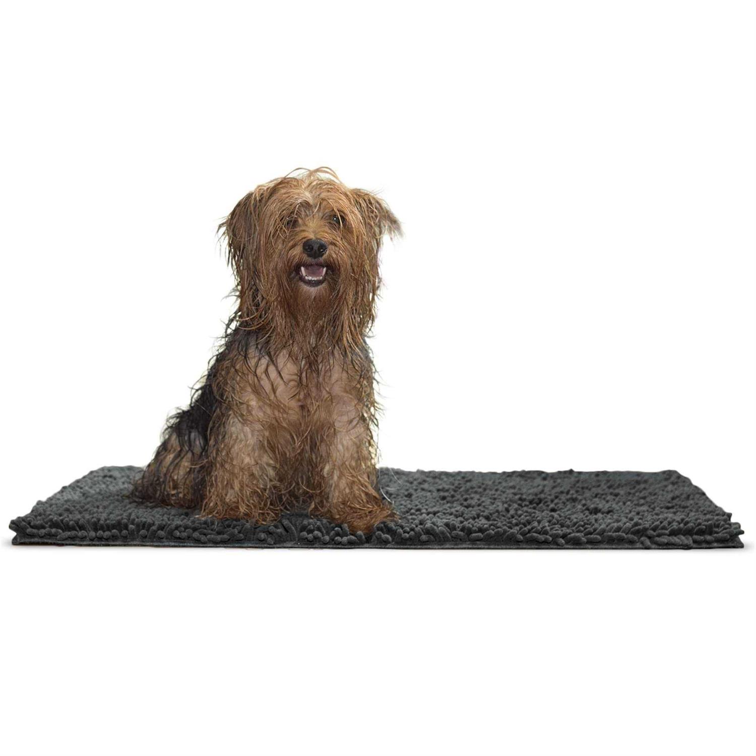 FurHaven Pet Dog Mat Muddy Paws Towel Shammy Rug - Healthber