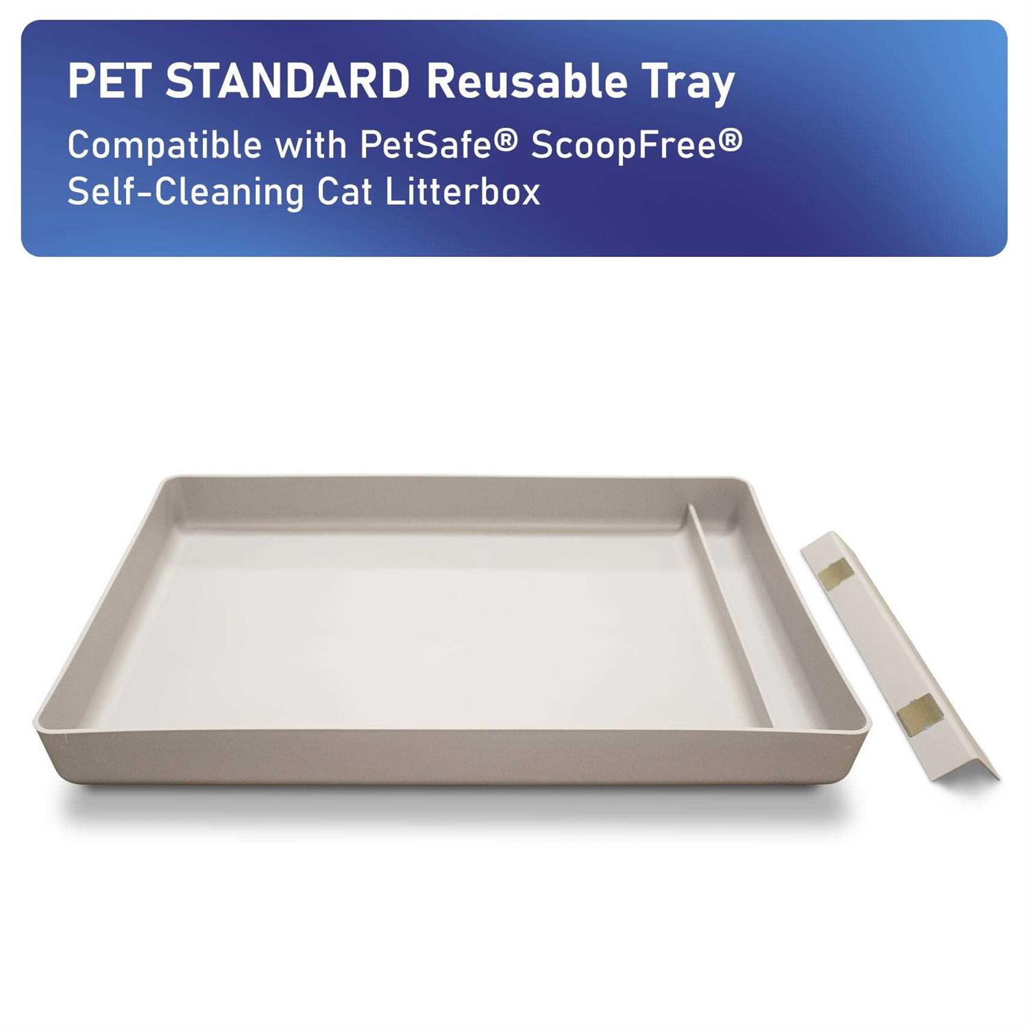 Pet Standard Reusable Tray Compatible with PetSafe ScoopFree Self-Cleaning Cat Litterbox - Healthber