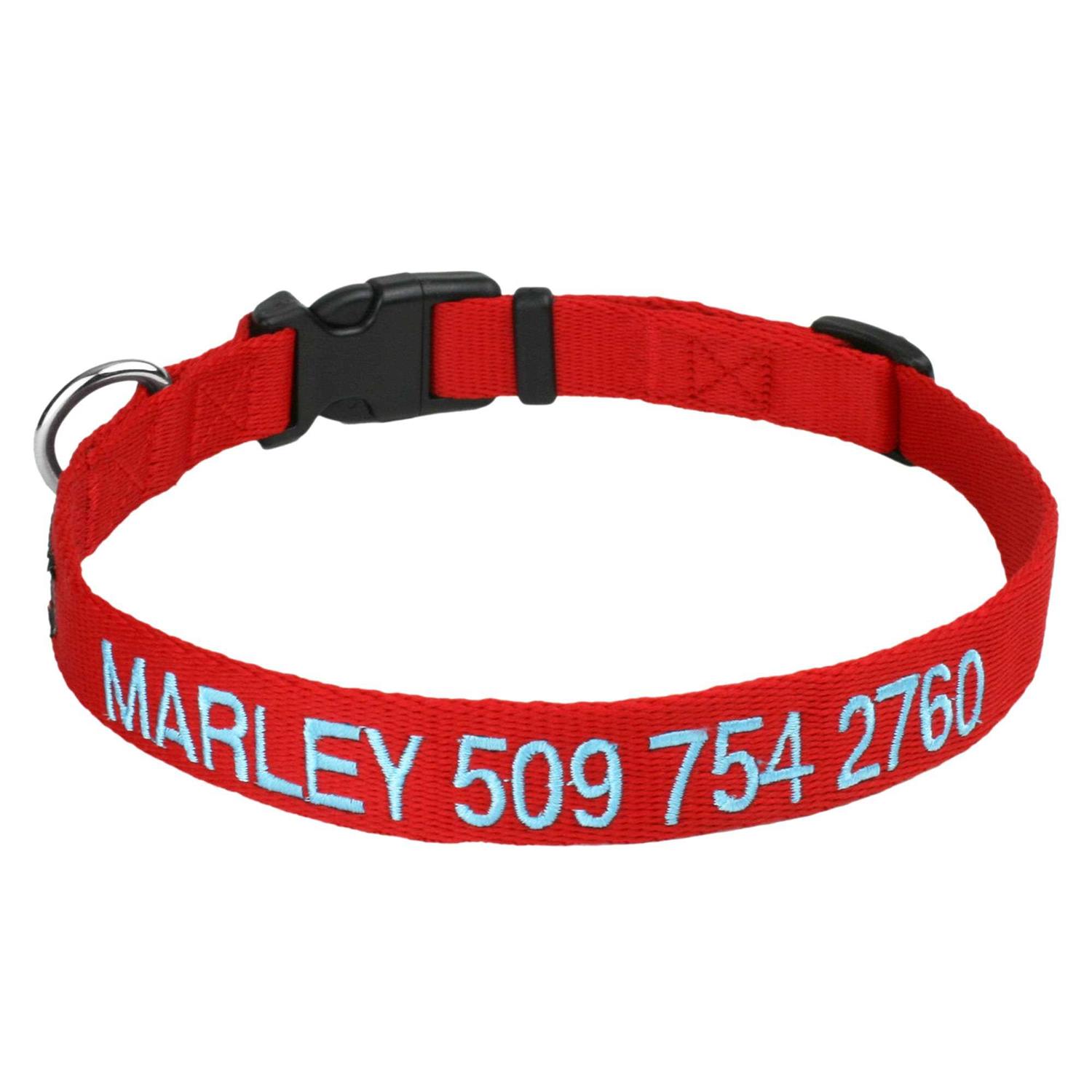 GoTags Nylon Personalized Dog Collar - Healthber