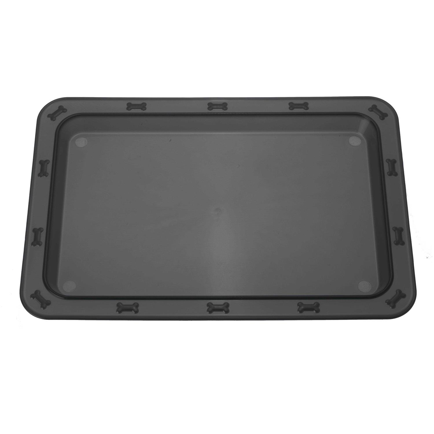 Petrageous Bone n Up for Dinner Tray Black - Healthber