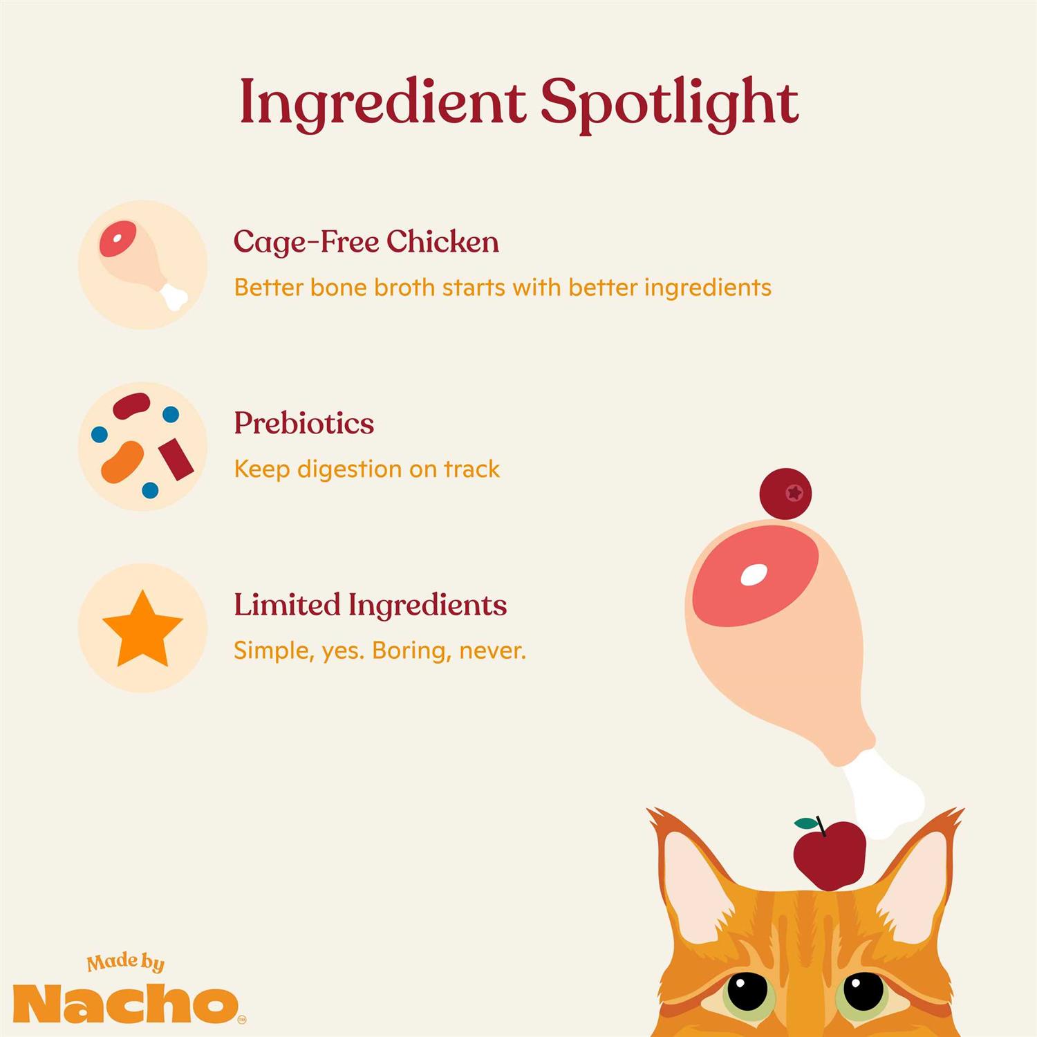 Cage-Free Chicken Bone Broth Topper by Made by Nacho - Healthber