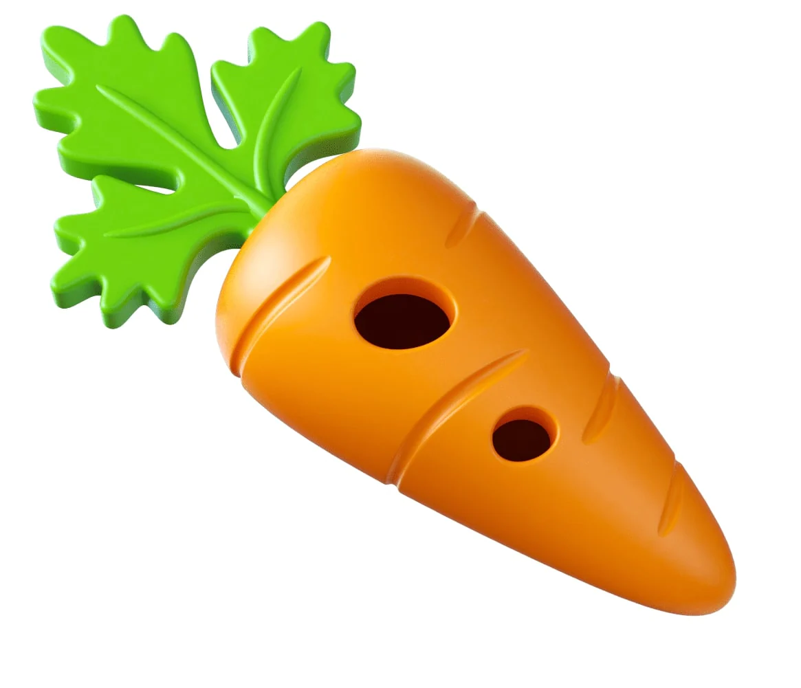 Baby Carrot Chew Toy, Small - Healthber