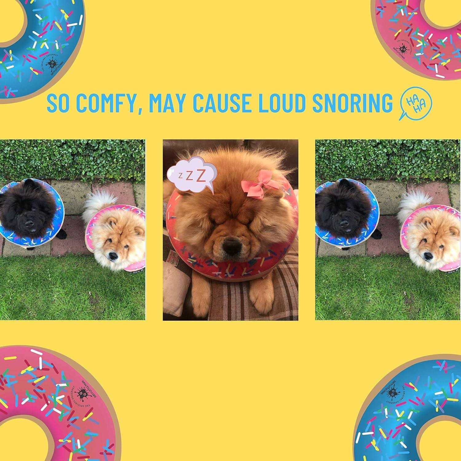 DIRTY LITTLE PAWS Dog Donut Collar Great Alternative to a Traditional Dog Cone or a Soft Dog Cone Collar - Healthber