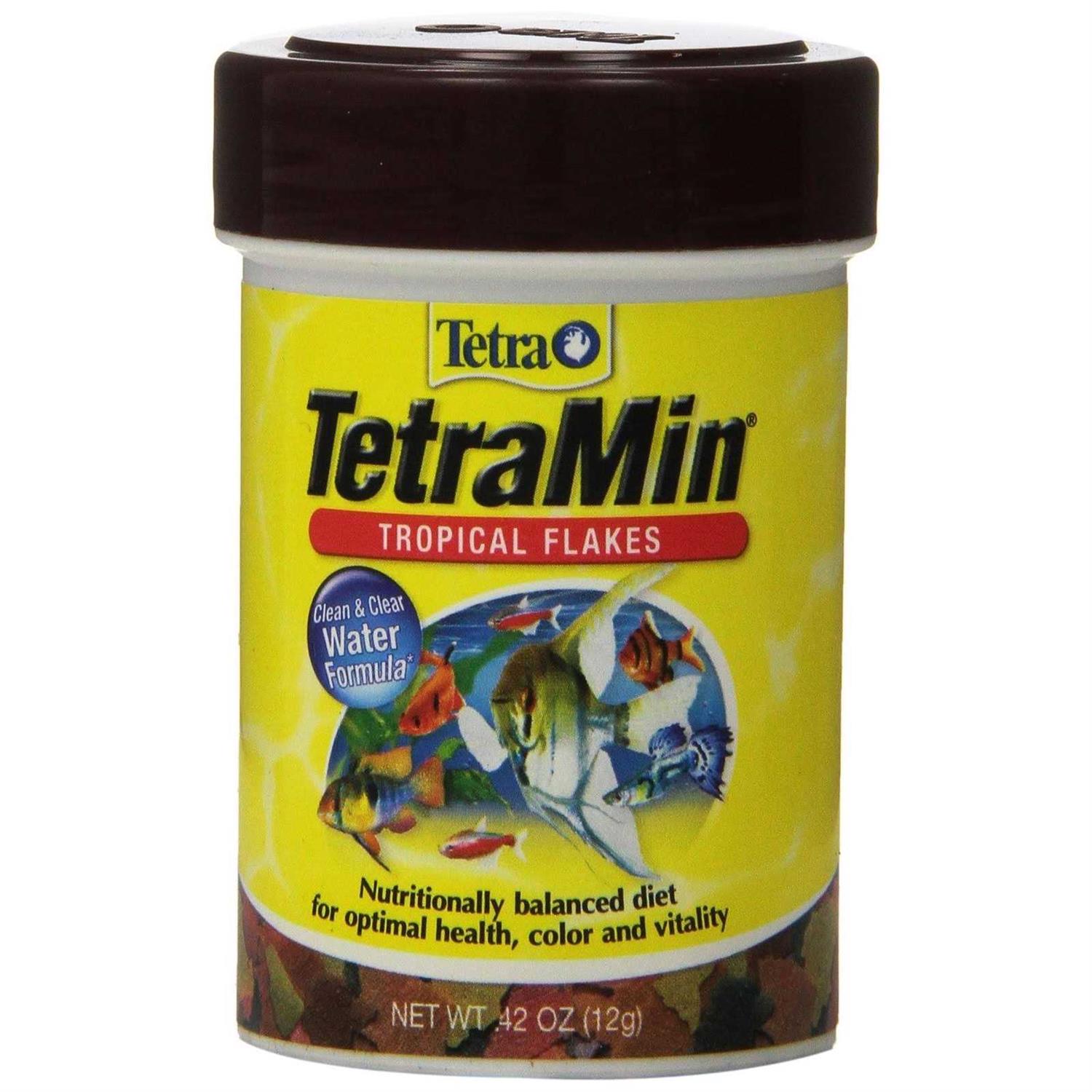 Tetra TetraMin Tropical Flakes Fish Food - Healthber