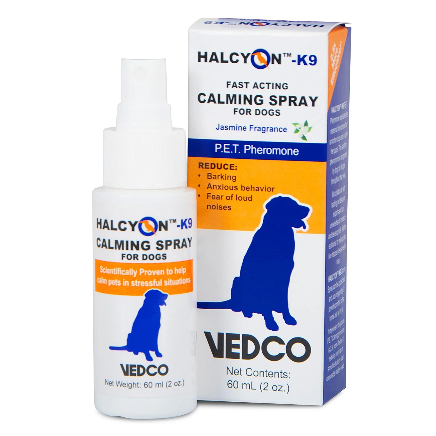 Halcyon K9 Calming Spray for Dogs, 60ml - Healthber