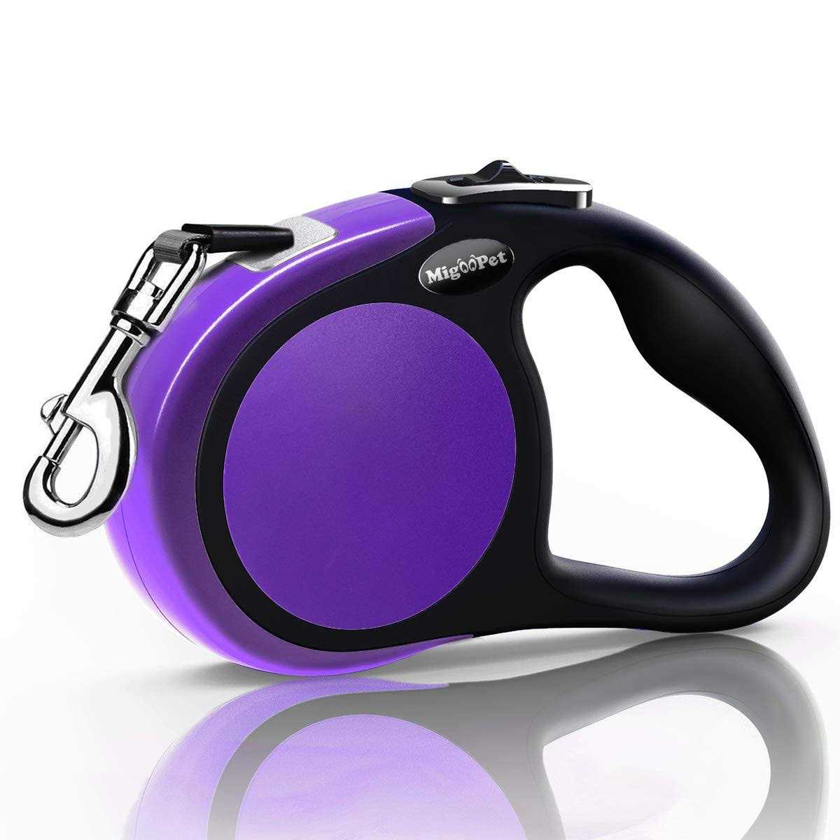 Meegood Heavy Duty Retractable Dog Leash-16ft Strong & Durable Walking Leash for S to L Dogs up to 45/115 lbs - Healthber