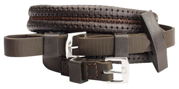 Wintec Equi-Leather Grip Reins - Healthber