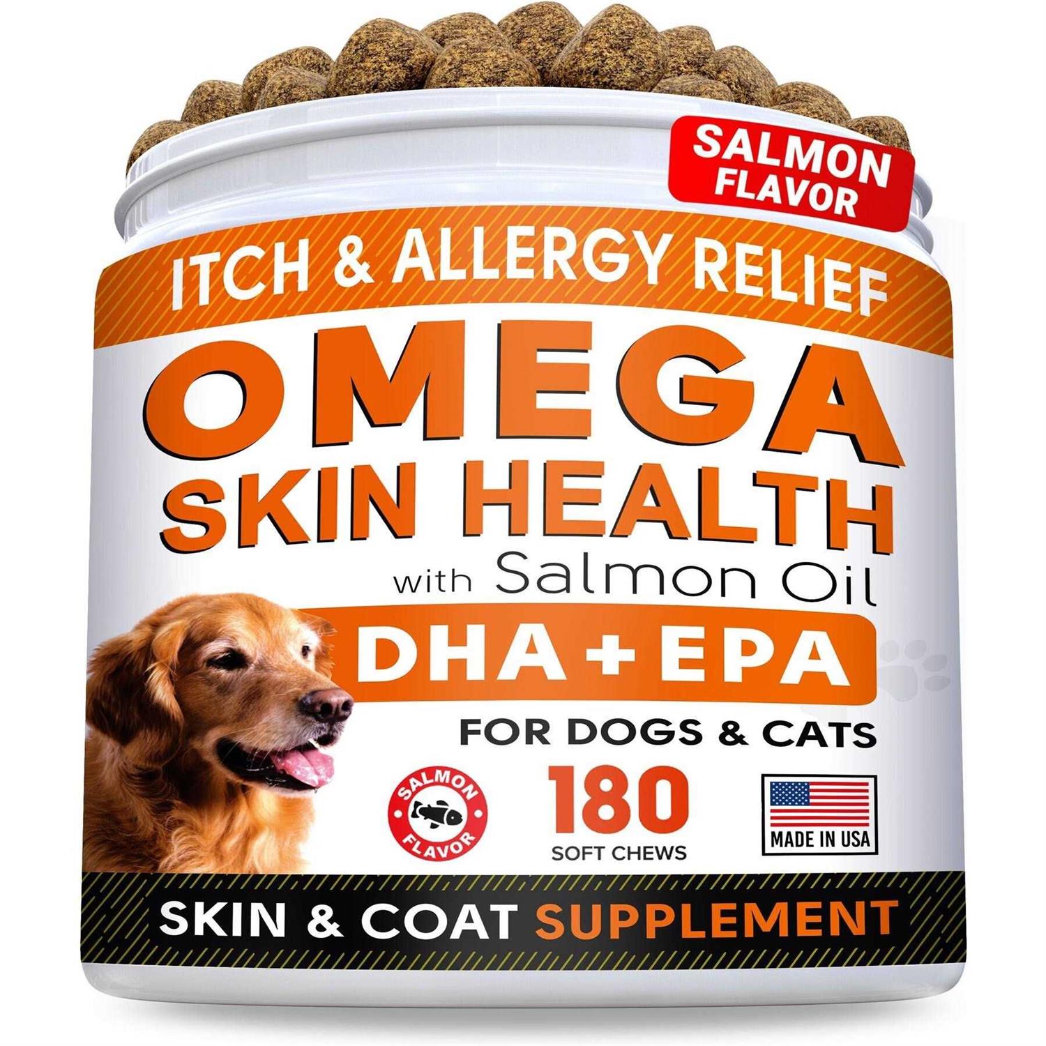 StrellaLab Fish Oil Omega 3 Treats for Dogs - Healthber