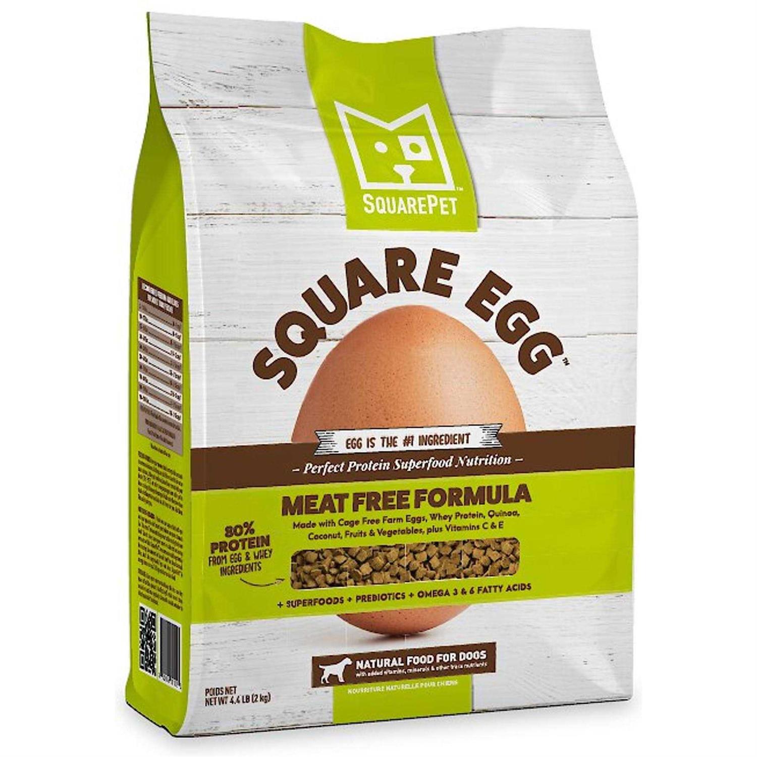 SquarePet Square Egg Meat Free Dry Dog Food - Healthber