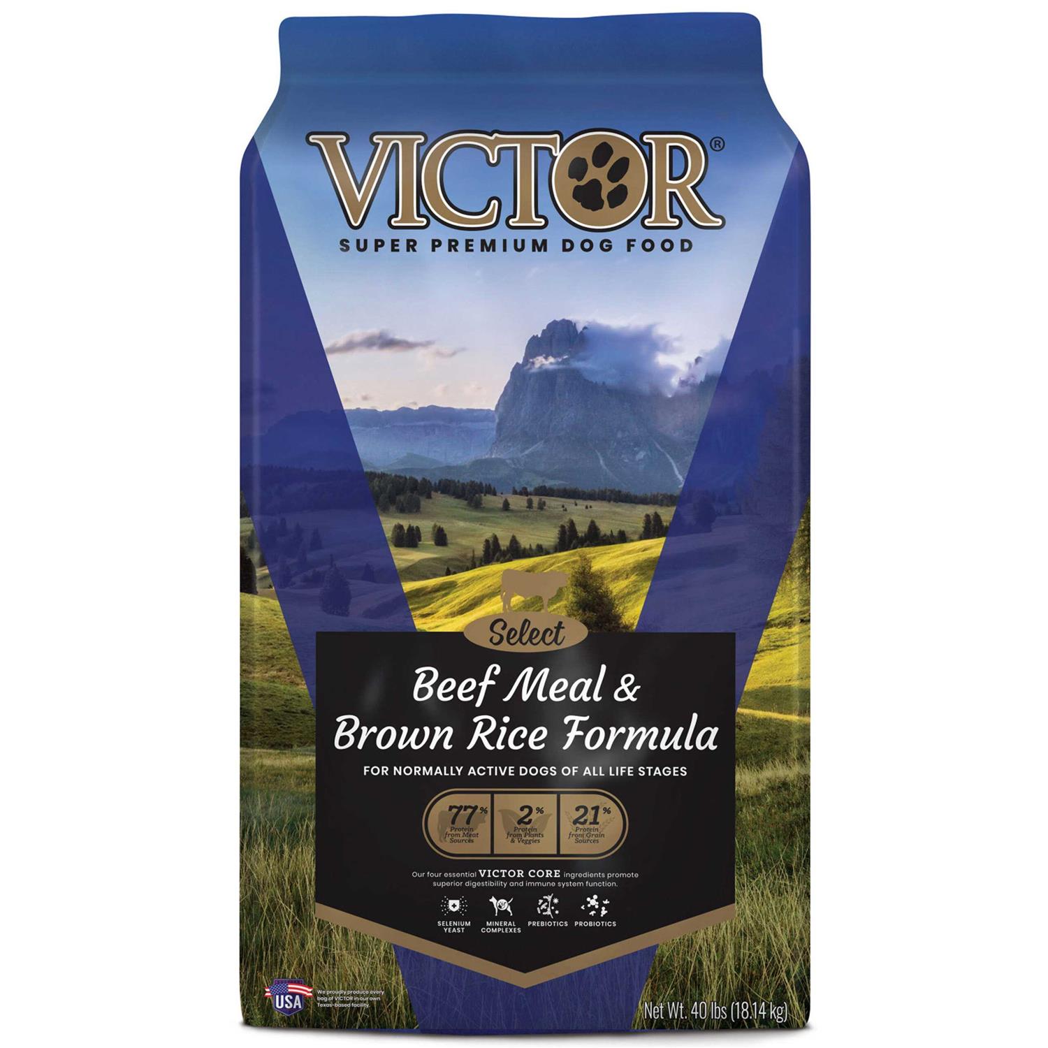 Victor Select Beef Meal & Brown Rice Dry Dog Food - Healthber