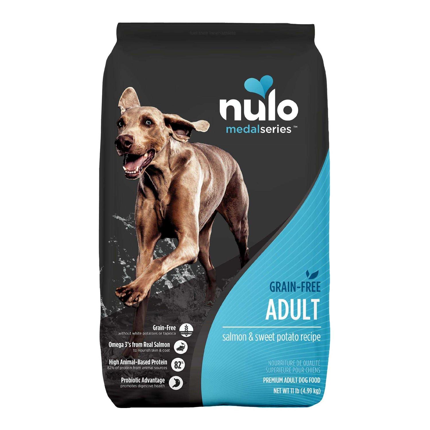 Nulo MedalSeries Adult Grain Free Salmon & Sweet Potato Dry Dog Food - Healthber