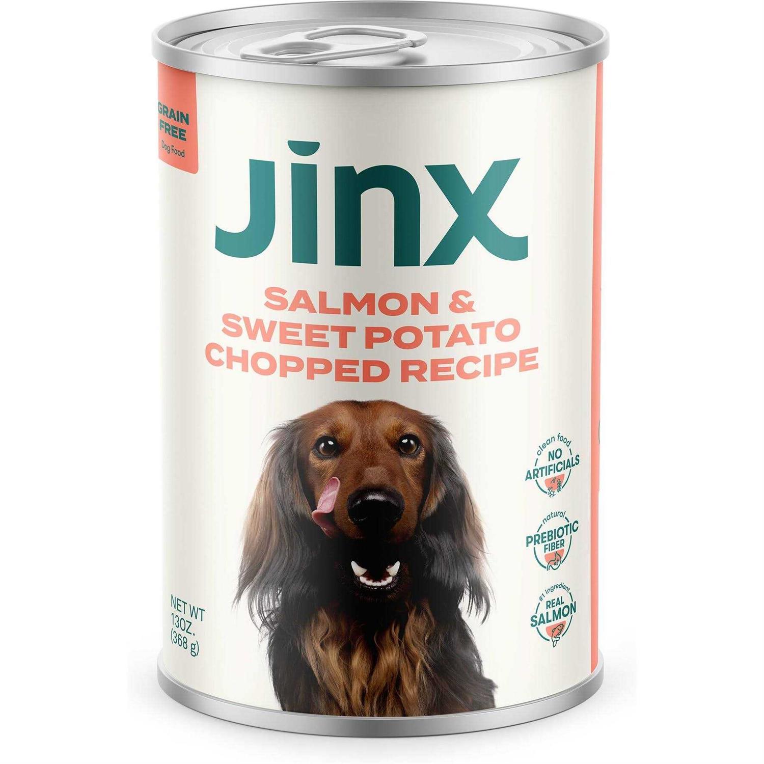 Jinx Grain-Free Sweet Potato Chopped Recipe Wet Dog Food - Healthber