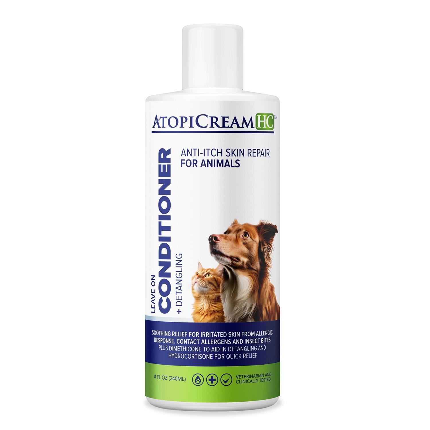 AtopiCream HC Leave-On Lotion/Conditioner for Animals - Healthber