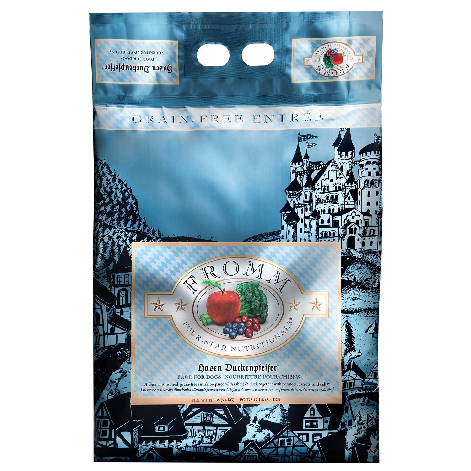 Fromm Four Star Hasen Duckenpfeffer Dog Food - Healthber