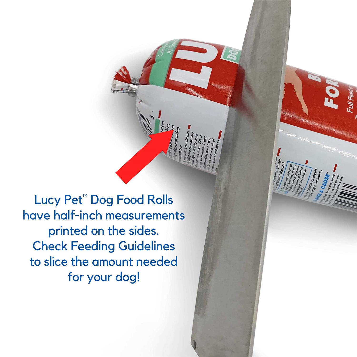 Lucy Pet Products Beef Dog Food Roll - Healthber